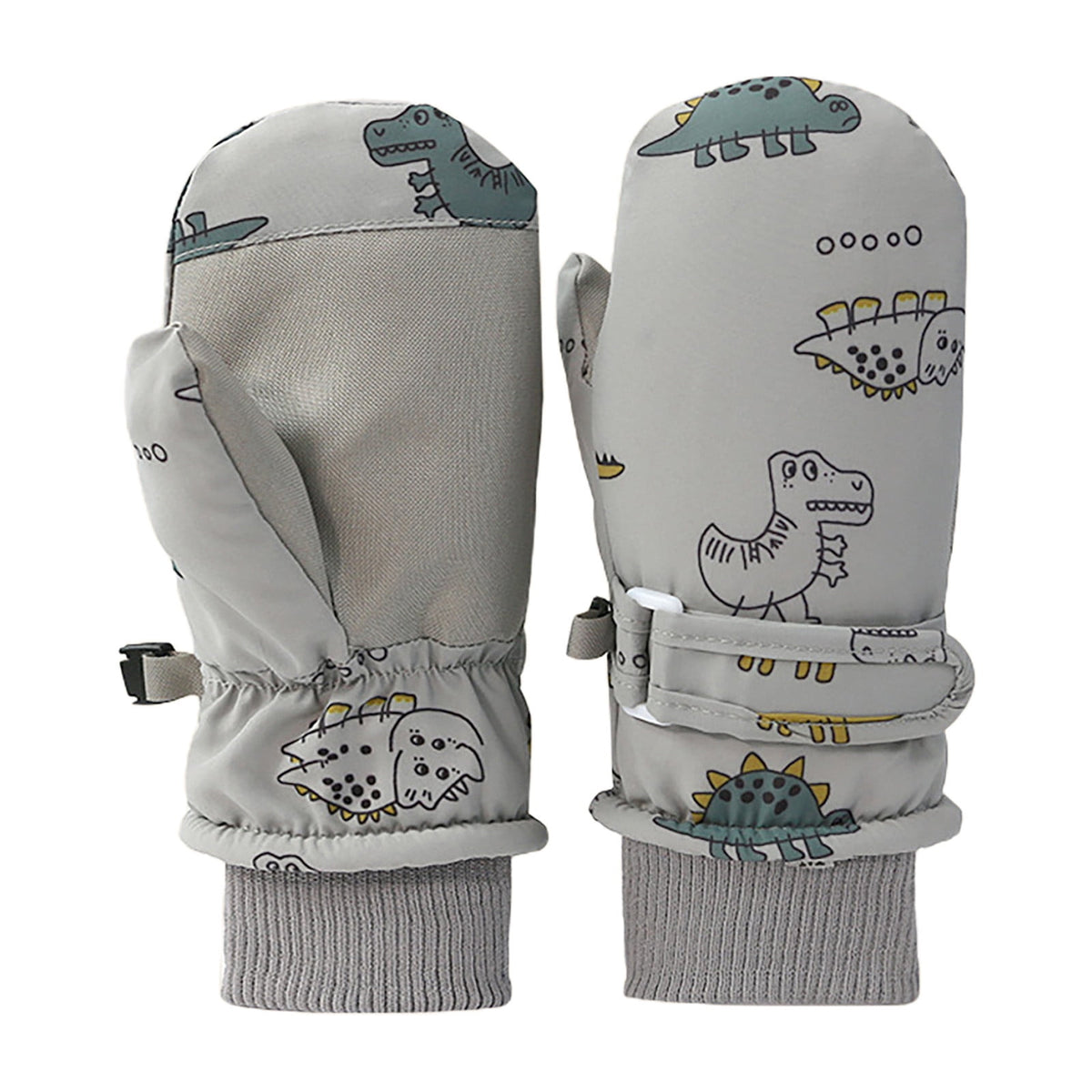 GXWEA 2T Gloves Kids Waterproof Gloves Kids Gloves Winter Gloves Thick Gloves Stretchy Warm Gloves Boys Girls 6-11 Year 2-4 Years AHA5 kids snow gloves Grey