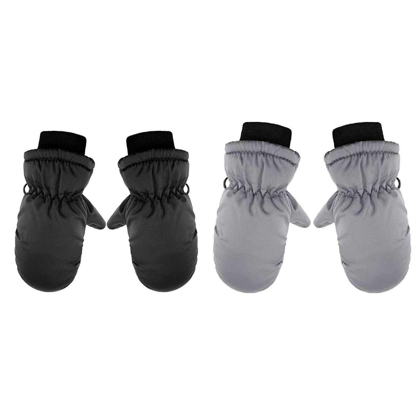 GXWEA 2T Gloves Kids Waterproof Gloves Kids Gloves Winter Gloves Thick Gloves Stretchy Warm Gloves Boys Girls 6-11 Year One Size color-2