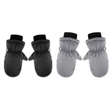 GXWEA 2T Gloves Kids Waterproof Gloves Kids Gloves Winter Gloves Thick Gloves Stretchy Warm Gloves Boys Girls 6-11 Year One Size color-2