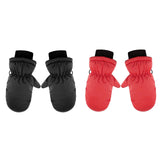 GXWEA 2T Gloves Kids Waterproof Gloves Kids Gloves Winter Gloves Thick Gloves Stretchy Warm Gloves Boys Girls 6-11 Year One Size color-7