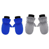 GXWEA 2T Gloves Kids Waterproof Gloves Kids Gloves Winter Gloves Thick Gloves Stretchy Warm Gloves Boys Girls 6-11 Year One Size color-8