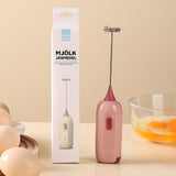 Handheld Stirrer, Electrical Stainless Steel Battery Operated Coffee Stirrer, Milk Frother Coffee Egg Mixers for Crafts Tumbler, DIY Making D