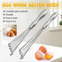 Egg Whisk,10" Stainless Steel Ball Whisk Egg Beater with Handle, Manual Mixers Whisk, Kitchen Tool for Baking Cooking A