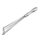 Egg Whisk,10" Stainless Steel Ball Whisk Egg Beater with Handle, Manual Mixers Whisk, Kitchen Tool for Baking Cooking B