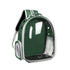 Pet Backpack Carrier, Transparent Space Capsule Pet Backpack Bag with Straps, Breathable Pet Carrier for Traveling Walking Hiking Outdoor Activities C