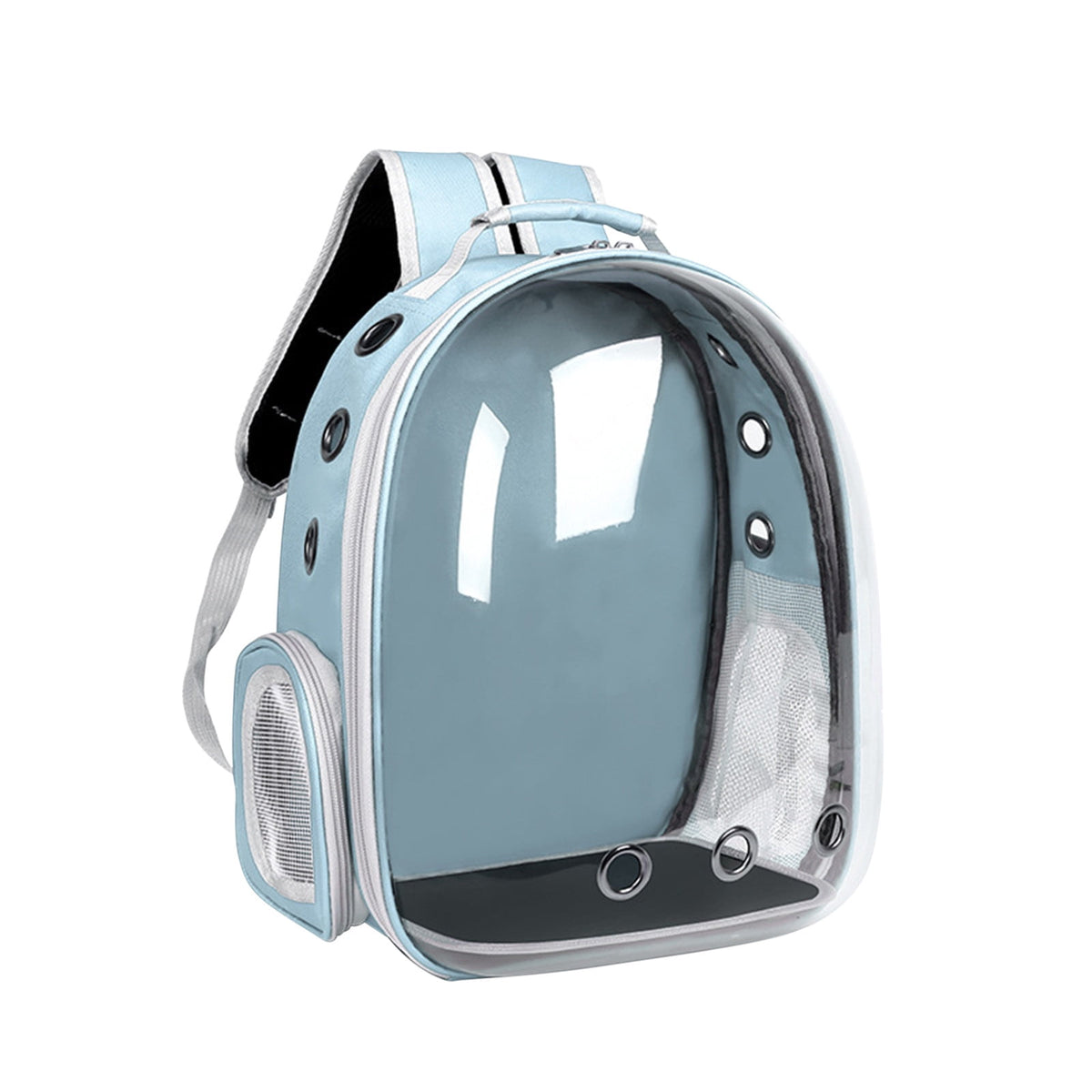 Pet Backpack Carrier, Transparent Space Capsule Pet Backpack Bag with Straps, Breathable Pet Carrier for Traveling Walking Hiking Outdoor Activities F