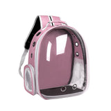 Pet Backpack Carrier, Transparent Space Capsule Pet Backpack Bag with Straps, Breathable Pet Carrier for Traveling Walking Hiking Outdoor Activities G
