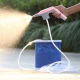 Foam Sprayer, High Pressure Sprayer Pump Spray Bottle Car Cleaning Sprayer for Car Washing, Window Cleaning, Courtyard Sweeping, Flower Watering, Home Electric Pressurized Nozzle Pink