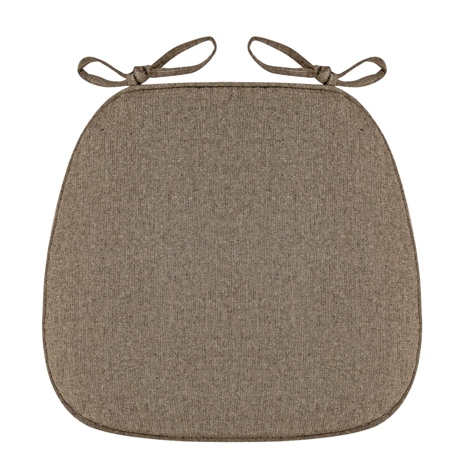 Chair Cushion with Ties for Dining Chairs, 16x17" Memories Foam Non-slip Chair Pad with Machines Washable Cover and Zipper, Detachable Cushion for Kithchen Living Room Office B