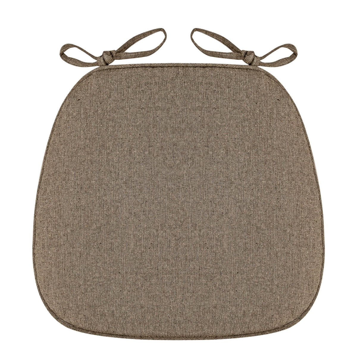 Chair Cushion with Ties for Dining Chairs, 16x17" Memories Foam Non-slip Chair Pad with Machines Washable Cover and Zipper, Detachable Cushion for Kithchen Living Room Office B