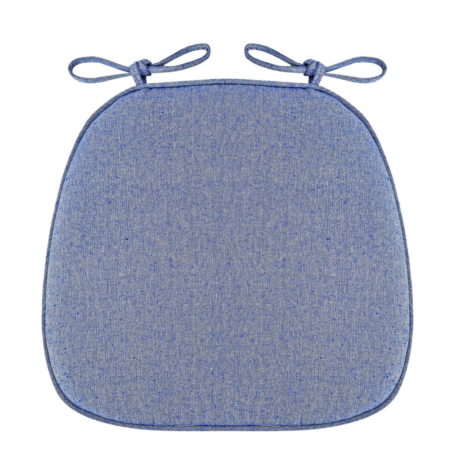 Chair Cushion with Ties for Dining Chairs, 16x17" Memories Foam Non-slip Chair Pad with Machines Washable Cover and Zipper, Detachable Cushion for Kithchen Living Room Office D