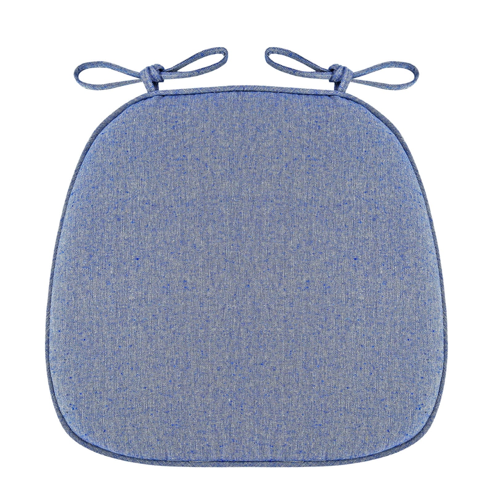 Chair Cushion with Ties for Dining Chairs, 16x17" Memories Foam Non-slip Chair Pad with Machines Washable Cover and Zipper, Detachable Cushion for Kithchen Living Room Office D