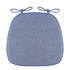 Chair Cushion with Ties for Dining Chairs, 16x17" Memories Foam Non-slip Chair Pad with Machines Washable Cover and Zipper, Detachable Cushion for Kithchen Living Room Office D