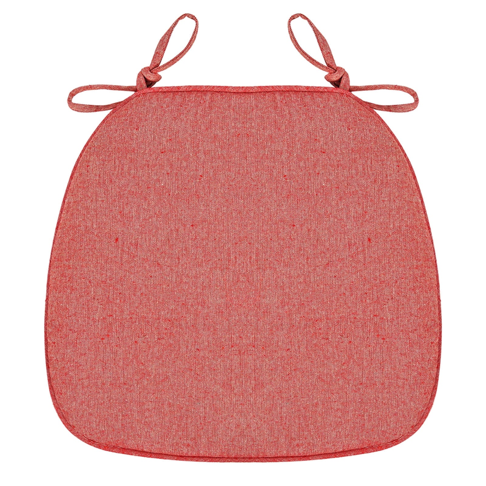 Chair Cushion with Ties for Dining Chairs, 16x17" Memories Foam Non-slip Chair Pad with Machines Washable Cover and Zipper, Detachable Cushion for Kithchen Living Room Office E