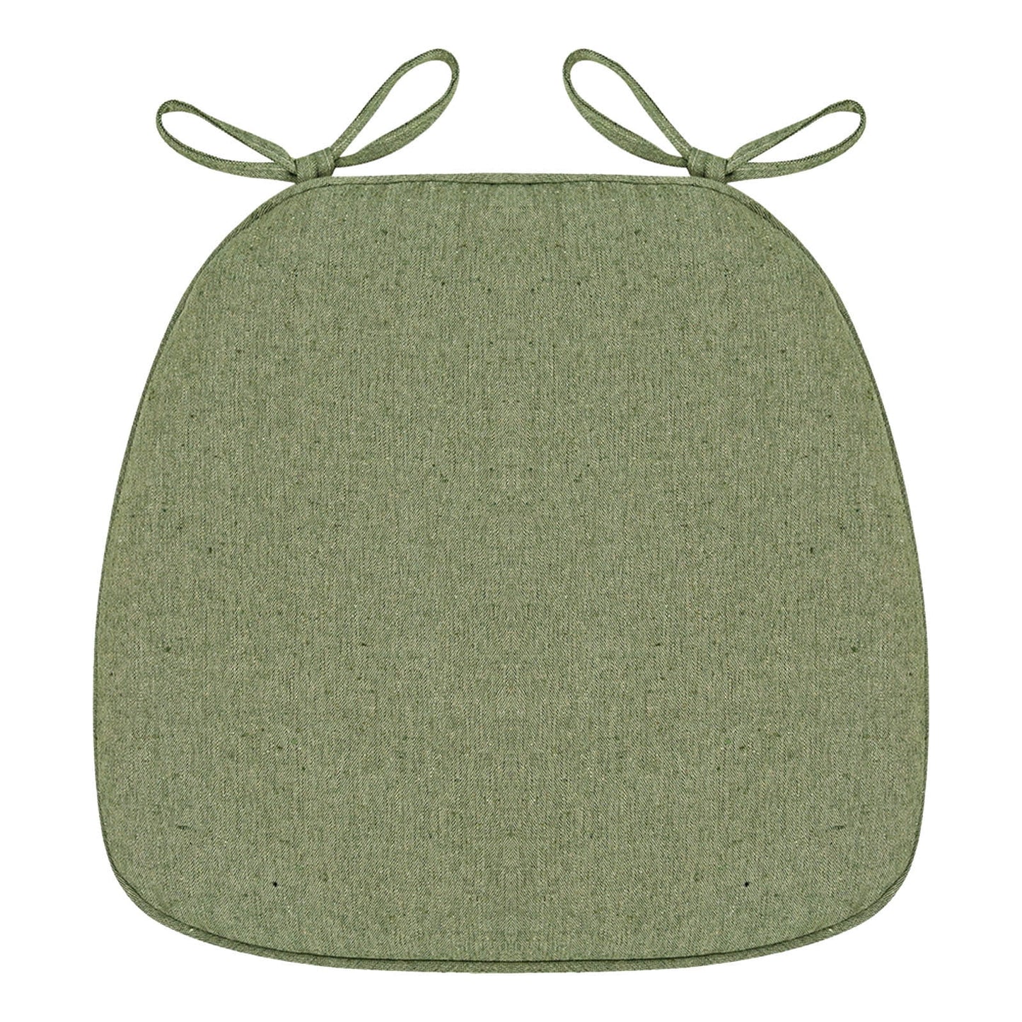 Chair Cushion with Ties for Dining Chairs, 16x17" Memories Foam Non-slip Chair Pad with Machines Washable Cover and Zipper, Detachable Cushion for Kithchen Living Room Office F