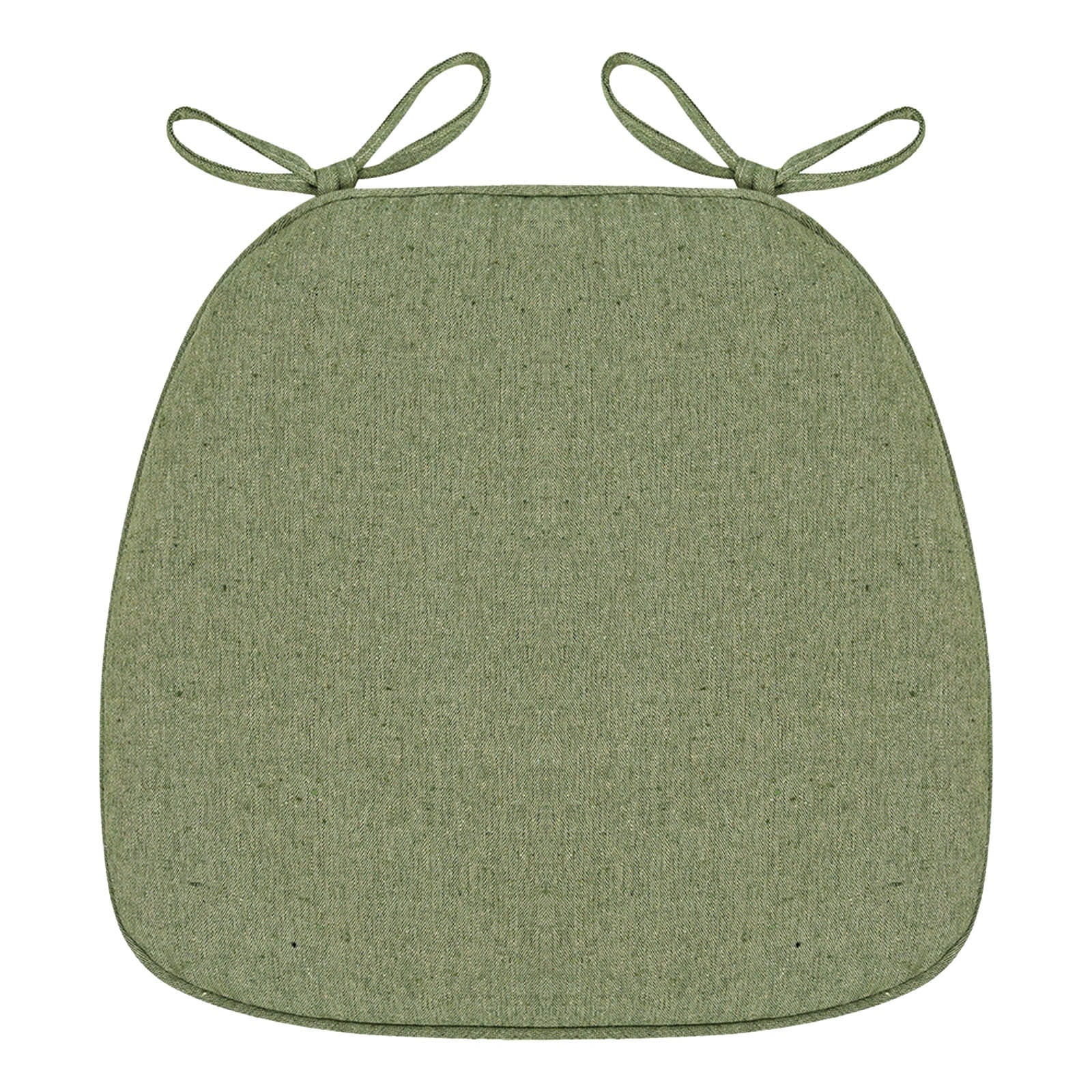 Chair Cushion with Ties for Dining Chairs, 16x17" Memories Foam Non-slip Chair Pad with Machines Washable Cover and Zipper, Detachable Cushion for Kithchen Living Room Office F