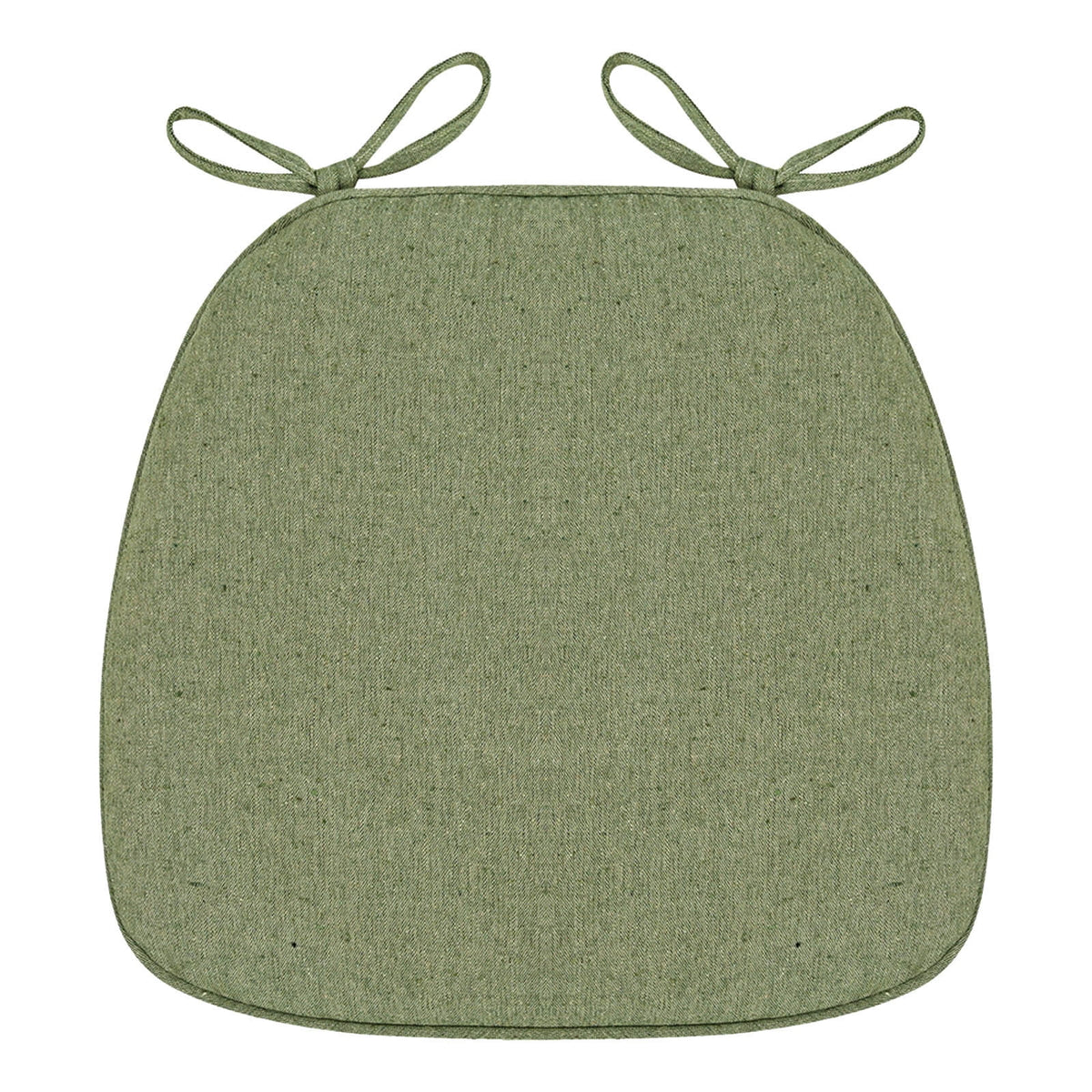 Chair Cushion with Ties for Dining Chairs, 16x17" Memories Foam Non-slip Chair Pad with Machines Washable Cover and Zipper, Detachable Cushion for Kithchen Living Room Office F