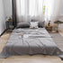 59x39" 100% Cottons Blanket, Soft and Breathable Bed Blanket, Multi-functional Bed Blanket for All Season, Machines Washable Bed Couch for Home Living Room Bedroom Office Travel Gray