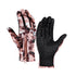 Plush Thermal Gloves with Zipper, Windproof & Waterproof Thermal Non-Slip Gloves, Winter Outdoor Touch Screen Gloves for Running, Cycling, Hiking, Travel XL Coffee