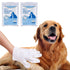 Pet Cleaning Glove Wipes for Dogs and Cats 12 Pcs, Dog Wipes, Cat Wipes, Pet Wipes Disposable Cleaning Massage Gloves, Pet Grooming Pet Washing, Easy Bath White