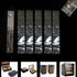 9.8x1.6" Double Ziplock PE Bags 100 Pack of Reclosable Long Plastic Bags QZS Clear Zipper Storage Bags Home Travel Accessories
