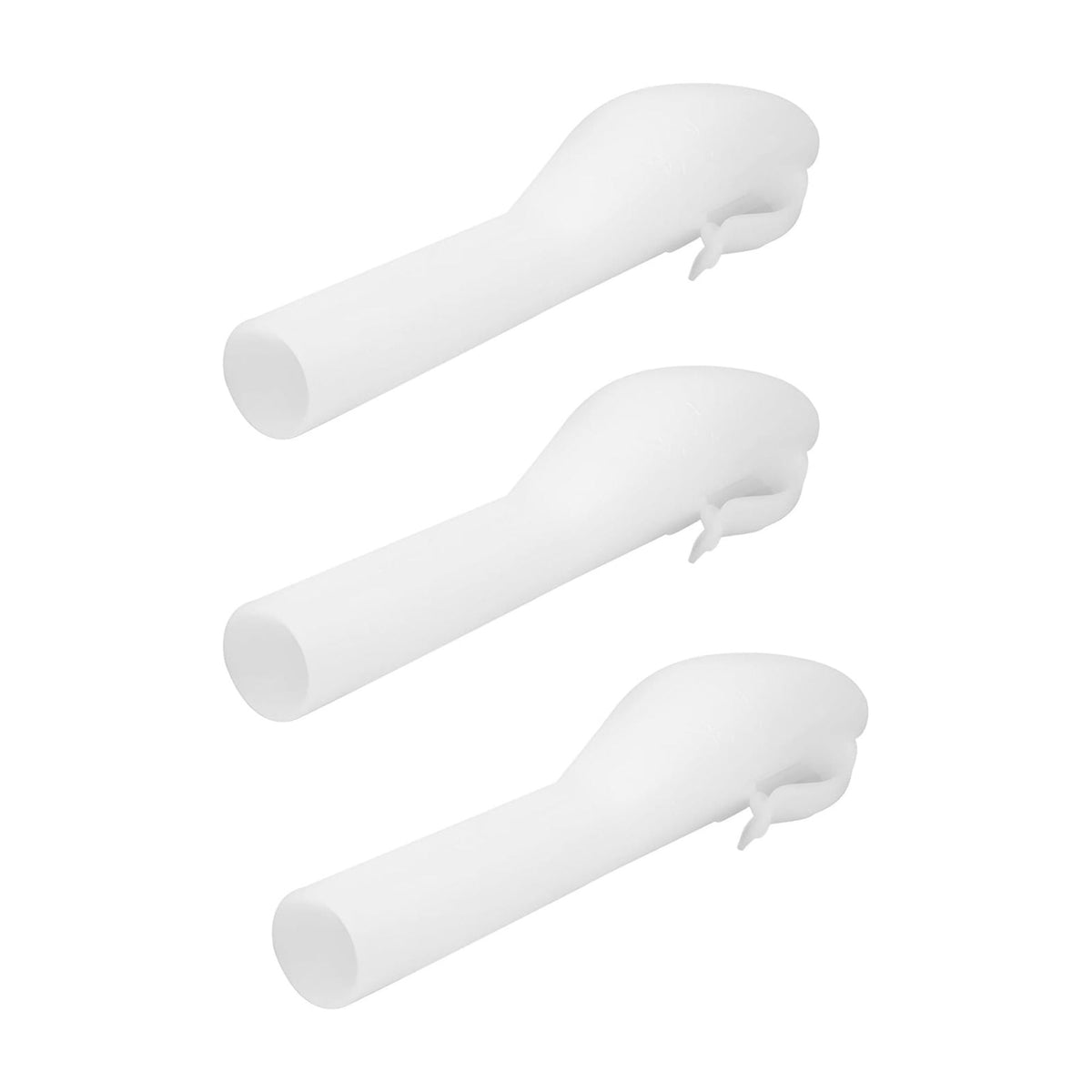 Set of 3 Fuel Filler Portable Spill Free Plastic Funnels for Automotive Use 1.57x0.79x6.69In Durable Filler Accessories for Indoor and Outdoor