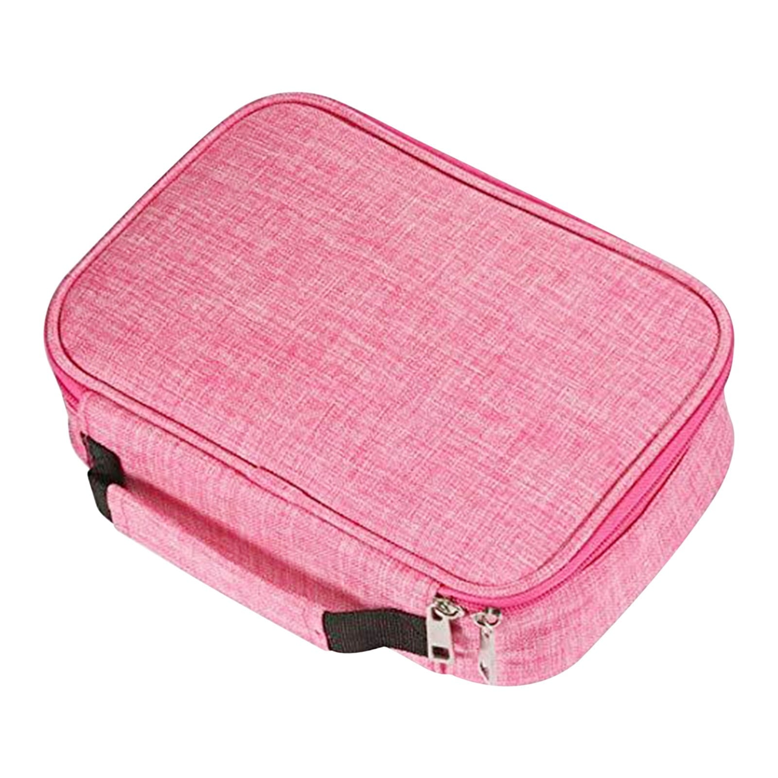 AURIGATE Big Capacity Colored Pencil Case - 300 Slots large Pen Case Organizer with Multilayer Holder for Prismacolor Colored Pencils & Gel Pen Pink