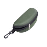 opvise Sunglasses Case Solid Large Space Waterproof Protective Glasses Case Travel Box for Adult Green