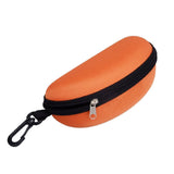 opvise Sunglasses Case Solid Large Space Waterproof Protective Glasses Case Travel Box for Adult Orange