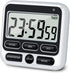 Digital Kitchen Timer, Cooking Countdown Clock with Large LCD Display, Loud Alarm and Strong Timer Pink