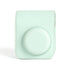 For Instax Mini 12 Camera Case PU Leather Soft Silicone Cover Bag for Fujifilm Polaroid Film Camera Bag w/Shoulder Strap Mint Green