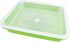 Tutuviw BPA Free Hydroponics Soilless Seeds Sprouter Microgreen Seed Sprouter Trays Seed Germination Double Tier Grow Trays with Lid 1PCS-Seed Sprouter Tray