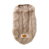Cat Sweaters Kitty Sweater for Cats Knitwear,Small Dogs Kitten Clothes Male and Female,High Stretch,Soft,Warm Dog Clothes for Small Dog and Cat Winter L Beige