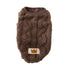 Cat Sweaters Kitty Sweater for Cats Knitwear,Small Dogs Kitten Clothes Male and Female,High Stretch,Soft,Warm Dog Clothes for Small Dog and Cat Winter S Brown