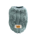Cat Sweaters Kitty Sweater for Cats Knitwear,Small Dogs Kitten Clothes Male and Female,High Stretch,Soft,Warm Dog Clothes for Small Dog and Cat Winter L Green