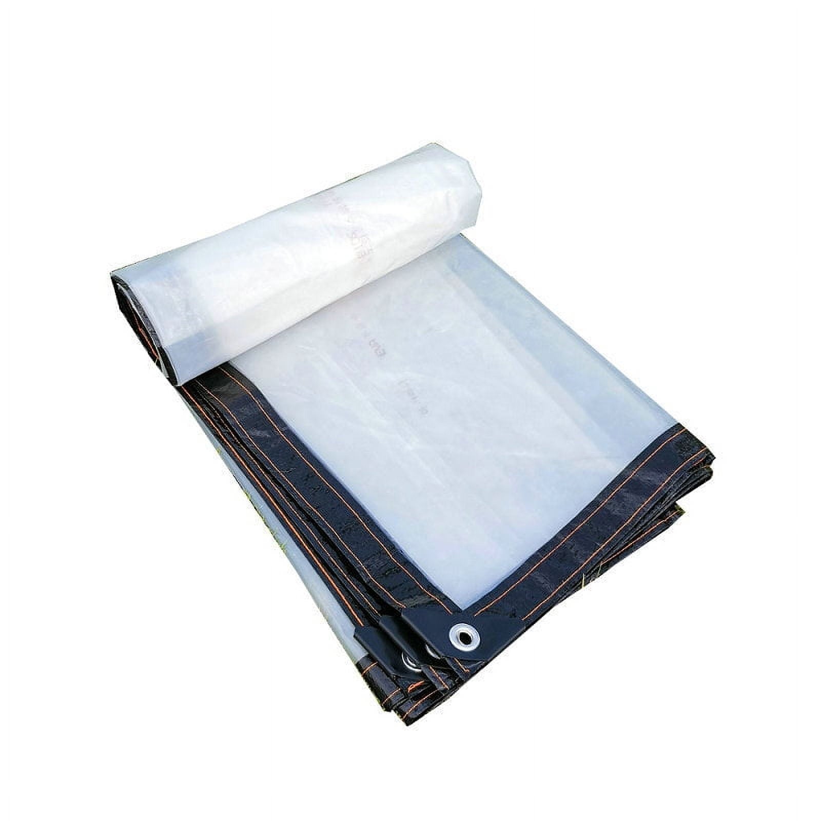 Clear Tarps Heavy Duty, Waterproof Tarpaulin Cover Greenhouse Garden Plant Patio 5 x 6.5FT 5*6.5ft