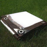 Clear Tarps Heavy Duty, Waterproof Tarpaulin Cover Greenhouse Garden Plant Patio 5 x 6.5FT 6.5*13ft