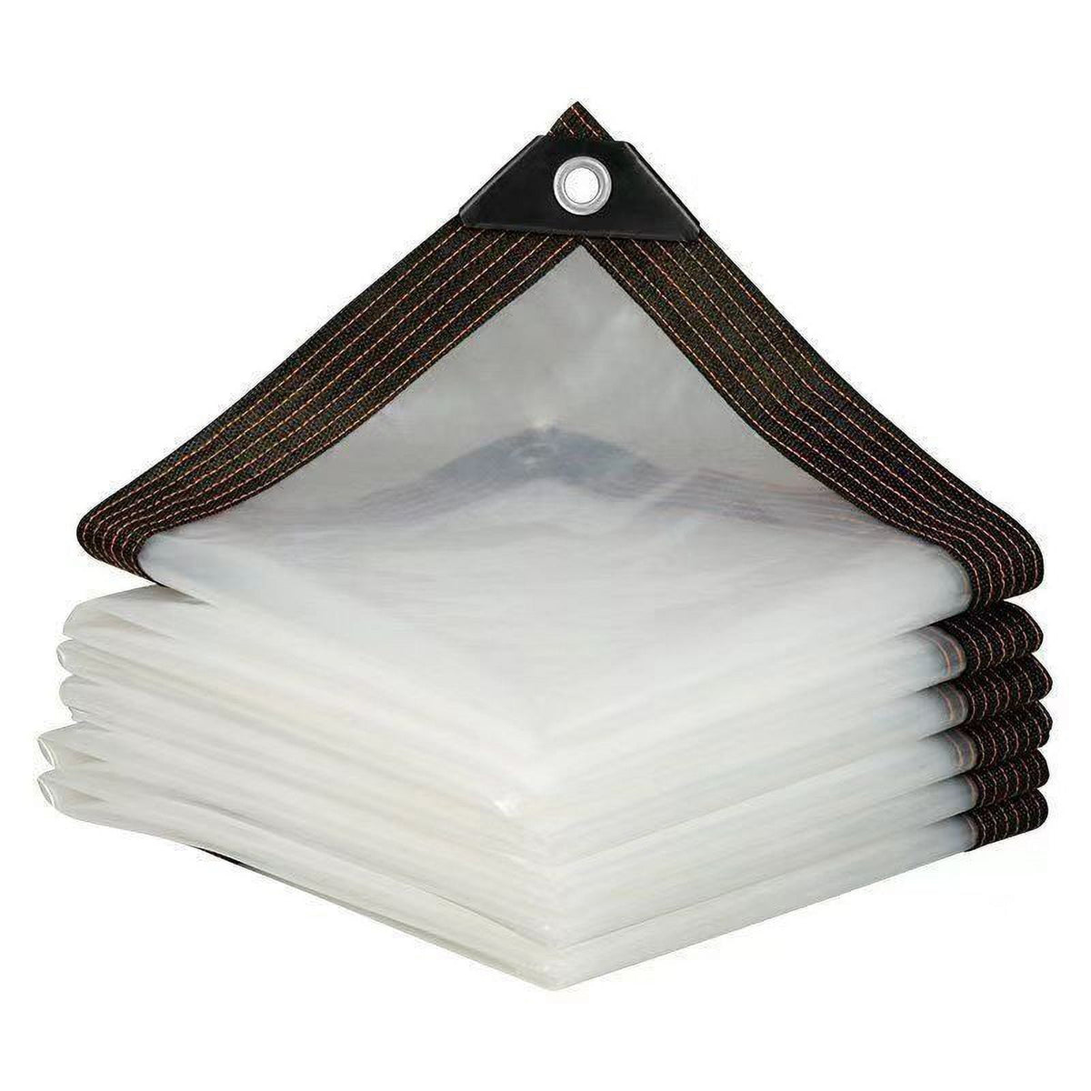 Clear Tarps Heavy Duty, Waterproof Tarpaulin Cover Greenhouse Garden Plant Patio 5 x 6.5FT 6.5*8ft