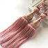 Bosisa 2pcs Large Tie Backs Ball Tassel Curtain Rope Tieback,Gold Pink