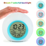 Kids Alarm Clock OK to Wake Alarm Clocks for Kids Toddlers Night Light Clock for Bedrooms with Children's Sleep Trainer Cute Clock Birthday Gift for Teen Boys Girls Colorful