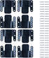 Universal Sectional Sofa Interlocking, Sectional Couch Connectors, Sofa Connector Bracket with Hardware- 4 Sets, 8 Pieces 8 Piece