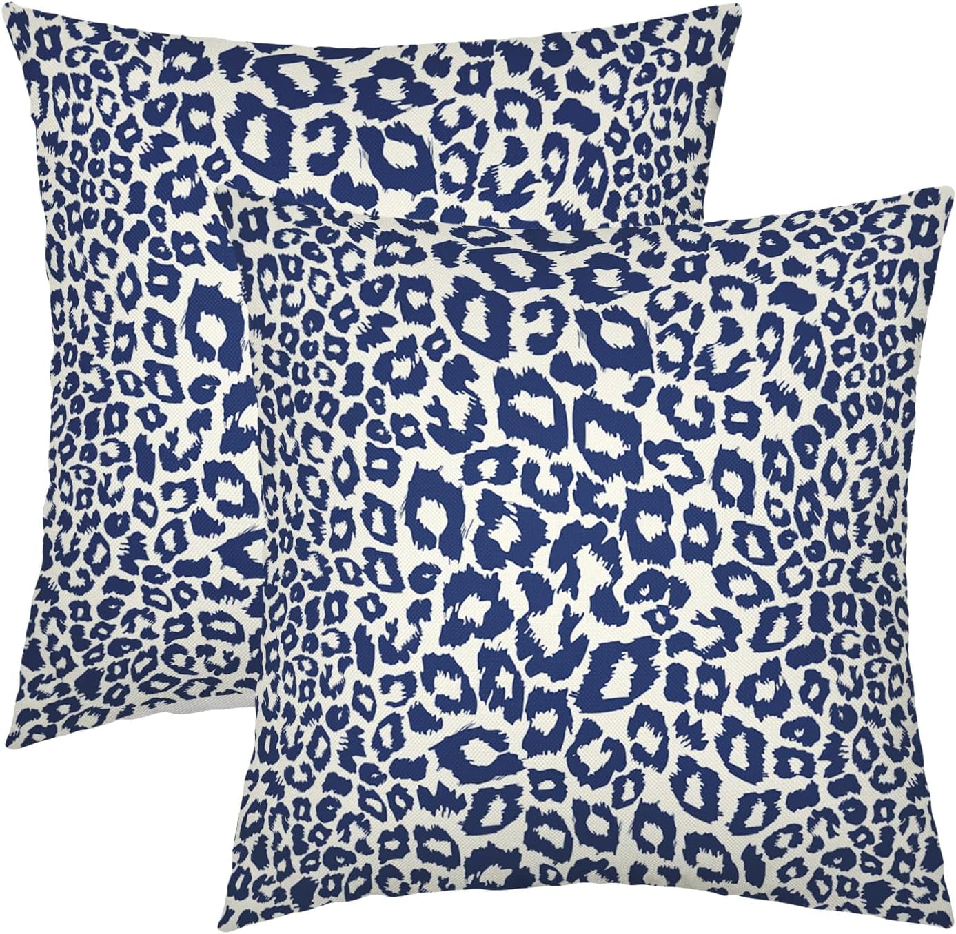 Lime Green White Leopard Print Pillow Covers 18x18 Inch Set of 2 Cheetah Animal Spots Decorative Throw Pillows For Couch Farmhouse Chinoiserie Pillow Cases Home Decor For Room Sofa Bed Porch Outdoor 18" x 18" Wine Red