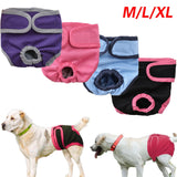 Comfortable Dog Underwear Dog Diapers Pants Male Female to Put On/Off Breathable Physiological Pants Reusable Sanitary Panties for Small to Large Dogs Pet (1pcs, Pink, XL) XL Black