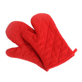 Poaug Oven Mitts on Sale Clearance 2Pc Oven Gloves Grill Gloves Slippery Cooking Gloves for Cooking Baking Grilling Yellow Red