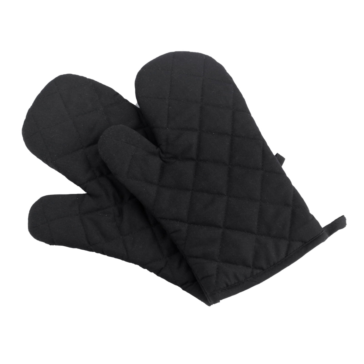 Poaug Oven Mitts on Sale Clearance 2Pc Oven Gloves Grill Gloves Slippery Cooking Gloves for Cooking Baking Grilling Yellow Z4-Black