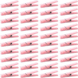 Tutuviw 100Pcs Blue Clothes Pins for Baby Shower Game Mini Premium Plastic Clothespins Small Baby Shower Decorations for Party Gender Reveal Game DIY Pink