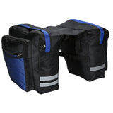Bike Panniers Bag - 27L Large Rear Rack Bike Ebike Saddle Trunk Bags for Bicycle Water Resistant for Grocery Commuter Long Trip, Black
