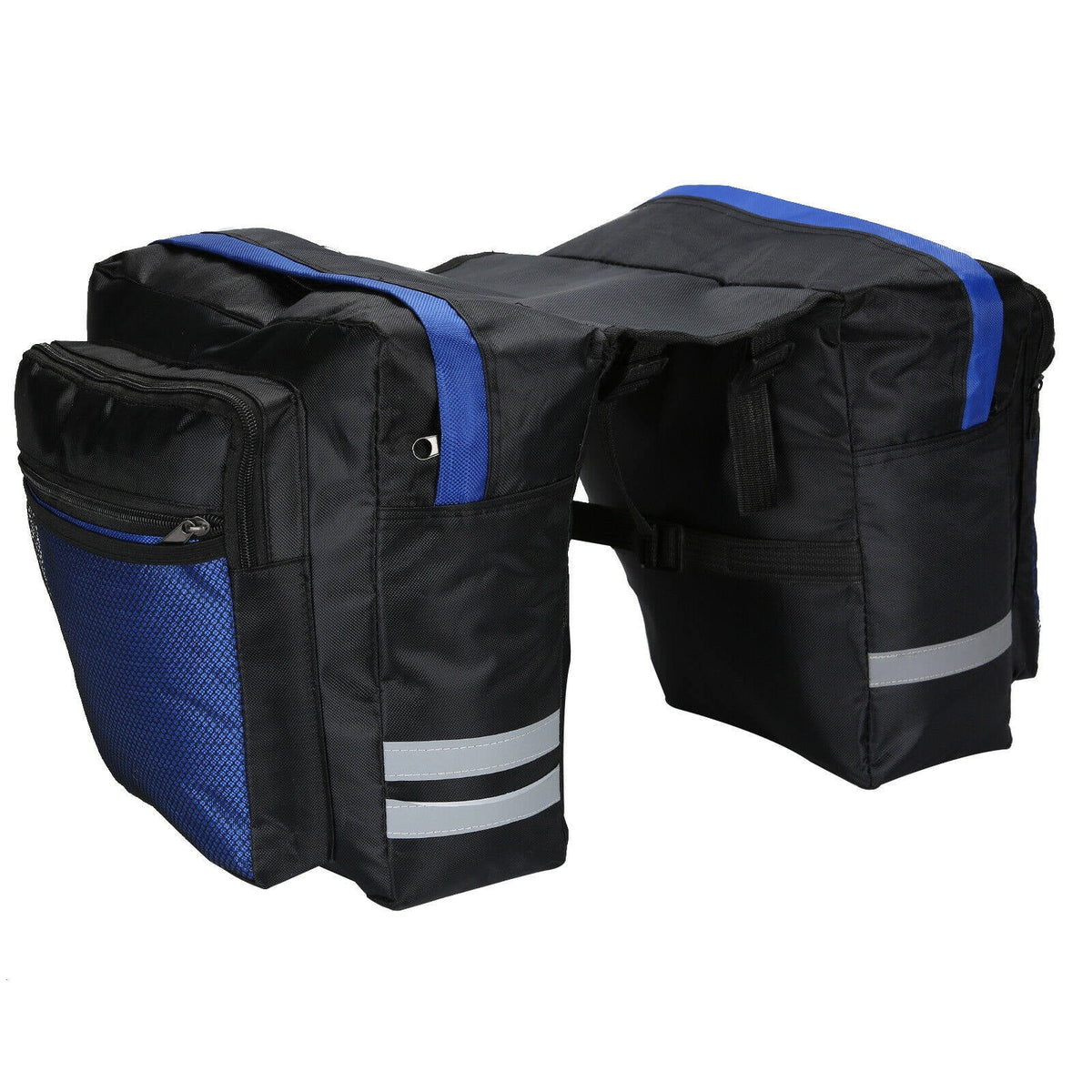 Bike Panniers Bag - 27L Large Rear Rack Bike Ebike Saddle Trunk Bags for Bicycle Water Resistant for Grocery Commuter Long Trip, Black