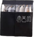 Tutuviw Black Clothing Rack Covers, Hanging Garment Bag Organizer Storage Cover Closet Storage Bottom Enclosed Garment Rack Cover Dustproof Protector