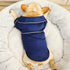 Dog Stain Silk Pajamas Clothes,Button Down Short Sleeve Dog Shirts Loungewear Puppy Pjs for Yorkie Bulldog Small Medium Dog Cats,Soft Two-Legged Sleepwear Elegant Clothes,XS-L Pink XXL Blue